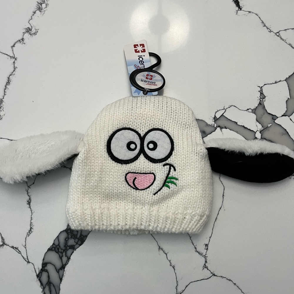 Kids Cow Winter Hat / Costume Accessory, Size 1-2T